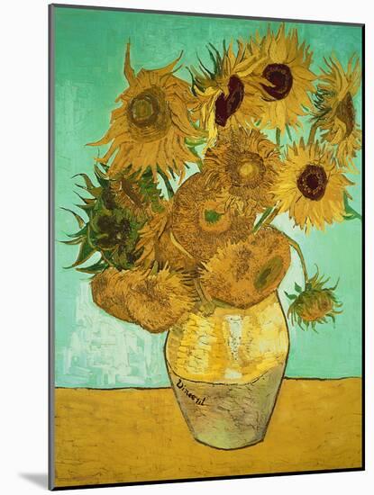 Sunflowers, c.1888-Vincent van Gogh-Mounted Giclee Print