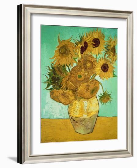 Sunflowers, c.1888-Vincent van Gogh-Framed Giclee Print