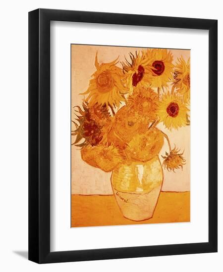 Sunflowers, c.1888-Vincent van Gogh-Framed Giclee Print