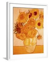 Sunflowers, c.1888-Vincent van Gogh-Framed Giclee Print