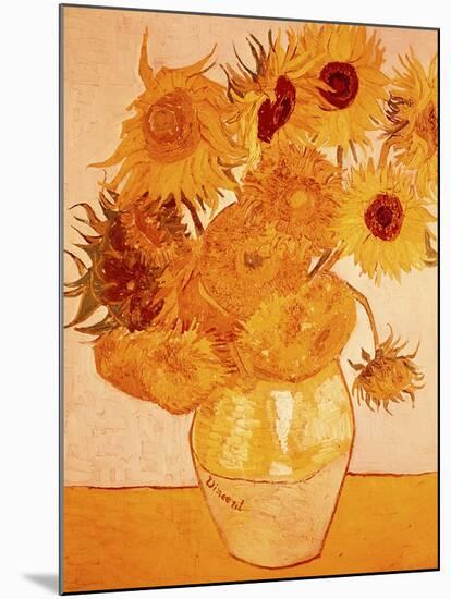 Sunflowers, c.1888-Vincent van Gogh-Mounted Giclee Print