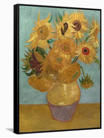 Sunflowers, c.1889-Vincent van Gogh-Framed Stretched Canvas
