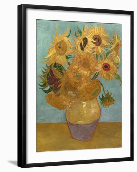 Sunflowers, c.1889-Vincent van Gogh-Framed Art Print