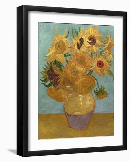 Sunflowers, c.1889-Vincent van Gogh-Framed Art Print