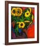 Sunflowers, c.1909-Ernst Ludwig Kirchner-Framed Art Print