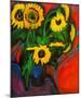 Sunflowers, c.1909-Ernst Ludwig Kirchner-Mounted Art Print