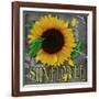 Sunflowers Chalkboard-Asmaa’ Murad-Framed Giclee Print