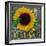 Sunflowers Chalkboard-Asmaa’ Murad-Framed Giclee Print