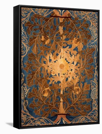 Sunflowers, England, Late 19th Century-William Morris-Framed Stretched Canvas