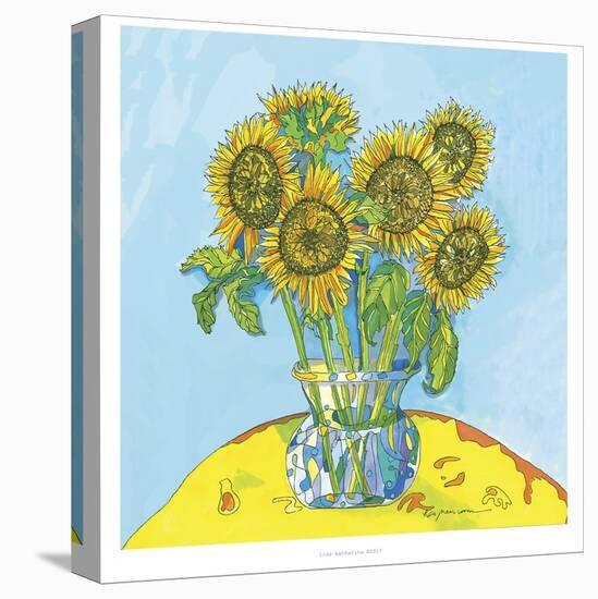 Sunflowers For Matisse-Lisa Katharina-Stretched Canvas