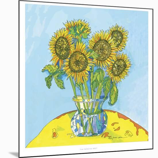 Sunflowers For Matisse-Lisa Katharina-Mounted Giclee Print