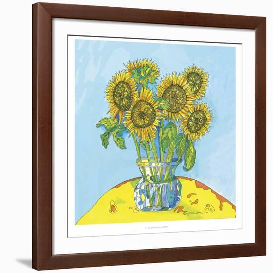 Sunflowers For Matisse-Lisa Katharina-Framed Giclee Print