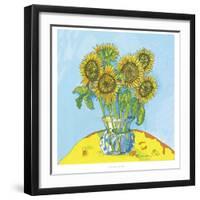 Sunflowers For Matisse-Lisa Katharina-Framed Giclee Print