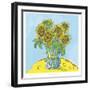 Sunflowers For Matisse-Lisa Katharina-Framed Giclee Print