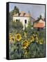 Sunflowers, Garden at Petit Gennevilliers, ca 1885-null-Framed Stretched Canvas