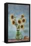 Sunflowers I-Kathy Mahan-Framed Stretched Canvas