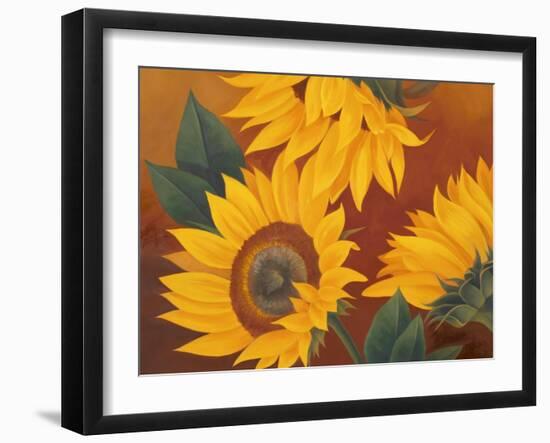 Sunflowers II-Vivien Rhyan-Framed Art Print