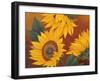 Sunflowers II-Vivien Rhyan-Framed Premium Giclee Print