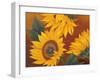 Sunflowers II-Vivien Rhyan-Framed Premium Giclee Print