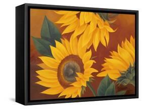 Sunflowers II-Vivien Rhyan-Framed Stretched Canvas