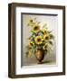 Sunflowers in Bronze I-Welby-Framed Art Print