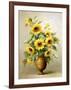 Sunflowers in Bronze I-Welby-Framed Art Print