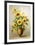 Sunflowers in Bronze I-Welby-Framed Art Print