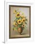 Sunflowers in Bronze I-Welby-Framed Art Print