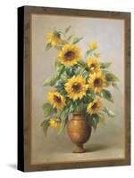 Sunflowers in Bronze I-Welby-Stretched Canvas