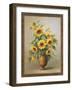 Sunflowers in Bronze I-Welby-Framed Art Print