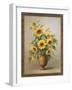 Sunflowers in Bronze I-Welby-Framed Art Print