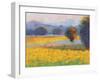 Sunflowers in Provence-Gail Wells-Hess-Framed Art Print