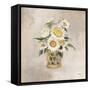 Sunflowers in Rattan-Julia Purinton-Framed Stretched Canvas