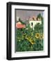 Sunflowers in the Garden at Petit Gennevilliers-Gustave Caillebotte-Framed Giclee Print