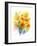 Sunflowers in Vase, 2016-John Keeling-Framed Premium Giclee Print