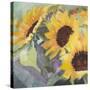 Sunflowers in Watercolor I-null-Stretched Canvas