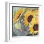 Sunflowers in Watercolor I-null-Framed Art Print