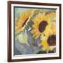 Sunflowers in Watercolor I-null-Framed Art Print