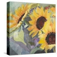Sunflowers in Watercolor I-null-Stretched Canvas