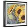 Sunflowers in Watercolor I-null-Framed Art Print