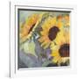 Sunflowers in Watercolor I-null-Framed Art Print