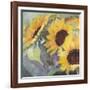 Sunflowers in Watercolor I-null-Framed Art Print