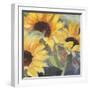 Sunflowers in Watercolor II-null-Framed Art Print