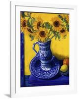 Sunflowers, Lemon, and Orange-Isy Ochoa-Framed Giclee Print