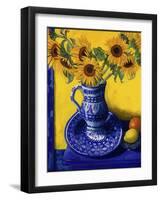 Sunflowers, Lemon, and Orange-Isy Ochoa-Framed Giclee Print