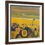 Sunflowers near Puymirol, 2017-Michael G. Clark-Framed Giclee Print