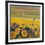 Sunflowers near Puymirol, 2017-Michael G. Clark-Framed Giclee Print