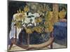 Sunflowers on a Armchair, 1901-Paul Gauguin-Mounted Giclee Print