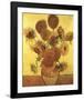 Sunflowers on Gold, 1888-Vincent van Gogh-Framed Art Print