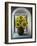 Sunflowers On The Window-kirilstanchev-Framed Art Print